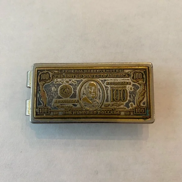 Vintage Ansan Gold and Silver Money Clip.