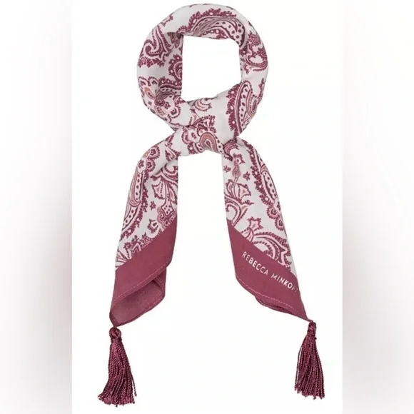 Rebecca Minkoff Bandana Paisley Print Scarf NWT
