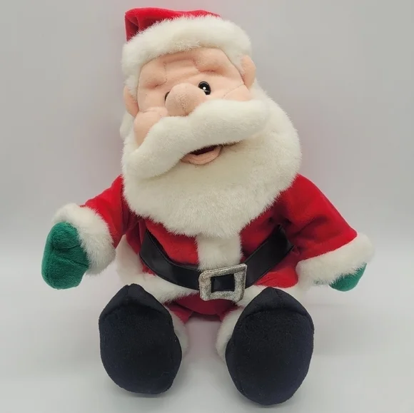 Vintage Santa Claus Animated Christmas Plushie RARE
