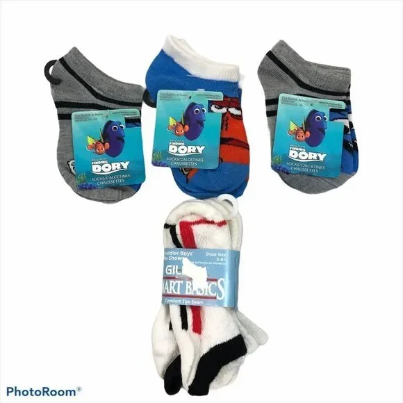 Brand New Lot‎ of Toddler Boys Socks Dory and Plain