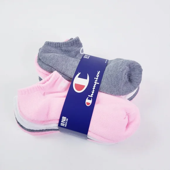 Champion youth 10 pair low cut socks