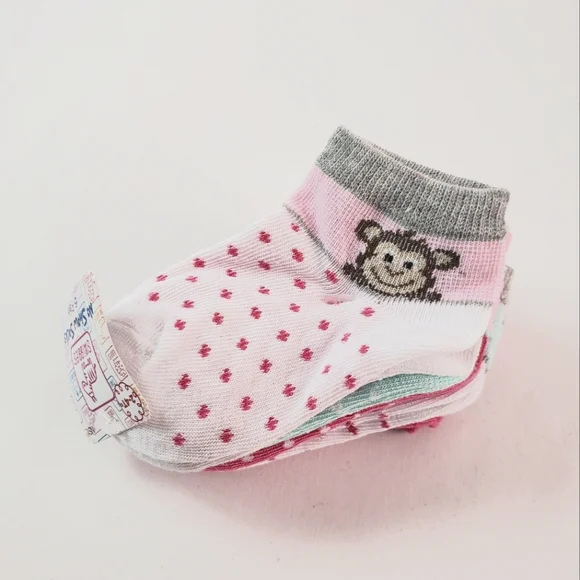 Girls 6 pair no show socks