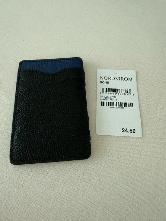 Slim Flip Wallet - Mens - Black/Blue