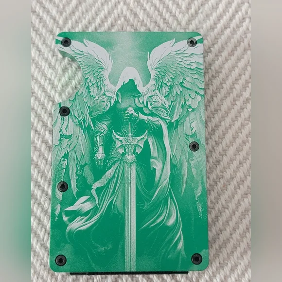 Minimalist Card Wallet Anodized Aluminum RFID Block Guardian Archangel Wallet!
