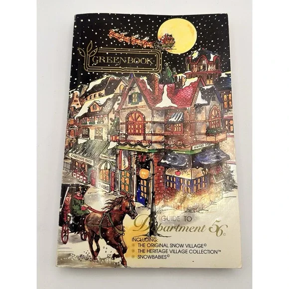 Greenbook Guide Department 56 Second Edition 1992 Heritage Snow‎ Village VTG