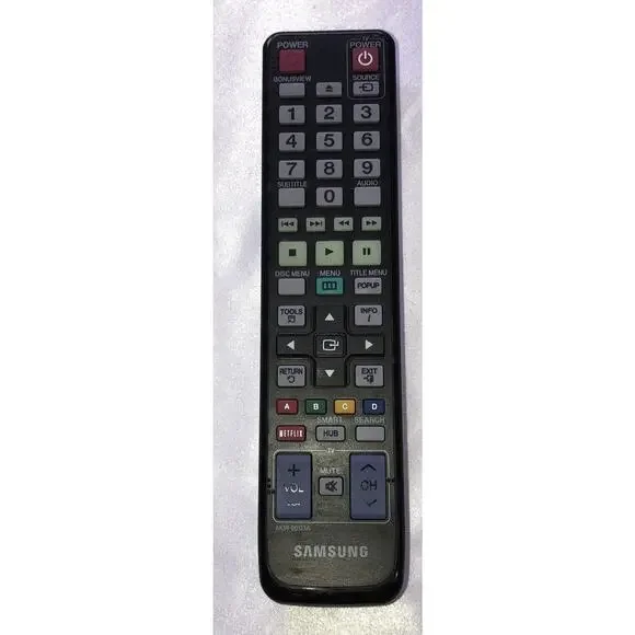 Samsung TV Remote Control Replacement Model # AK59-00123A Blu-Ray DVD Television