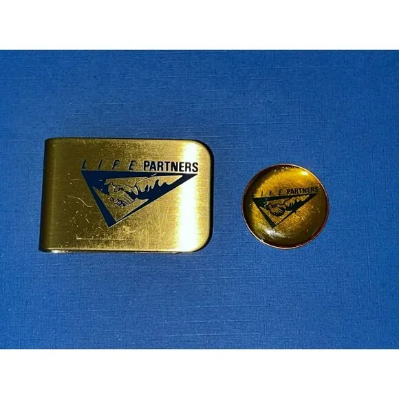 Life Partners Club Member golf ball marker & money clip PGA collectible