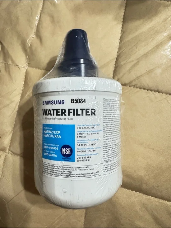 Samsung B5084 Refrigerator Water Filter DA29-00003G DA97-06317A Genuine Sealed