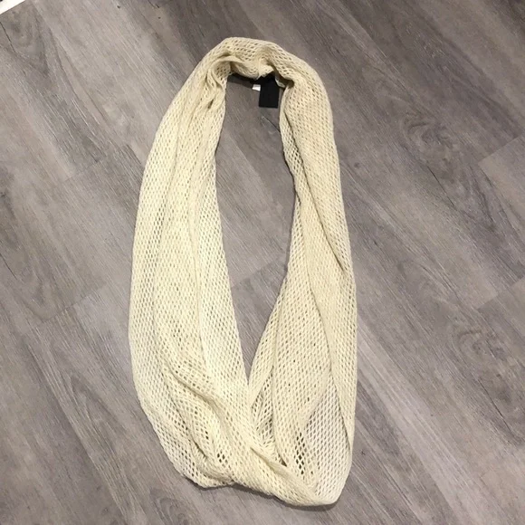 Cream infinity scarf
