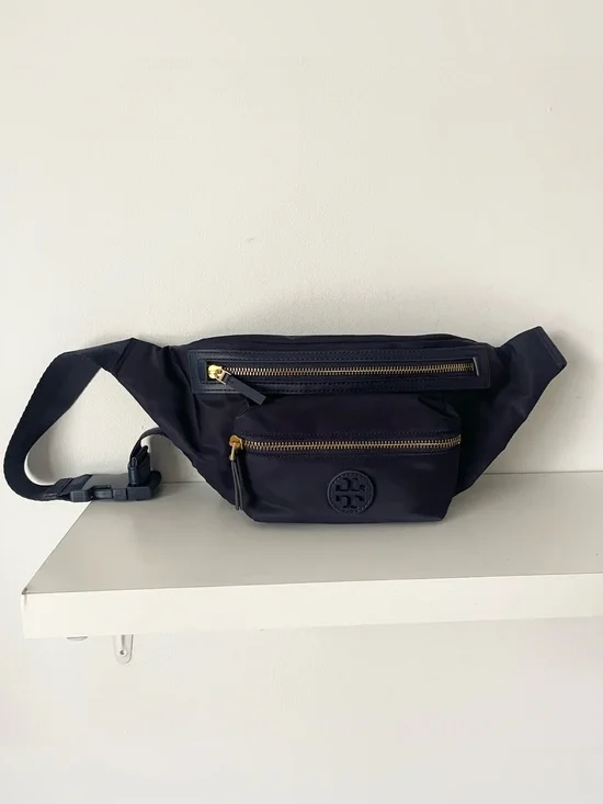 Tory Burch Navy Blue Belt Bag