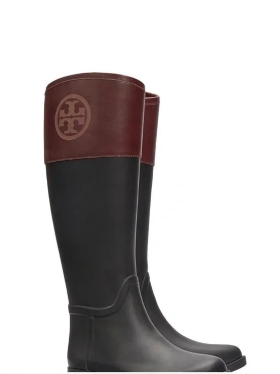 Tory Burch Diana Knee High Equestrian Riding or Rain Tall Boots (EOC) - Size 9