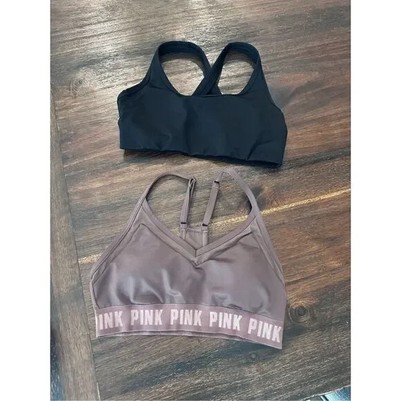 Set of 2 PINK by Victorias Secret sports bras