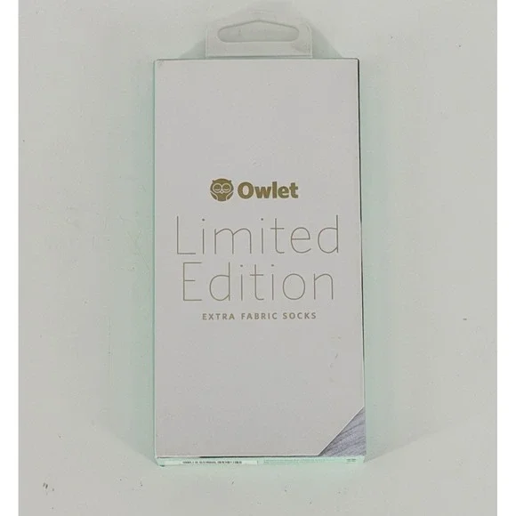 Owlet Limited Edition Extra Fabric Socks Smart Sock 3 Size 1 & 2 New
