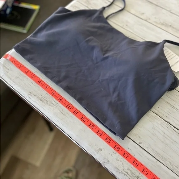 NWT size 12 lilac gray padded sports top