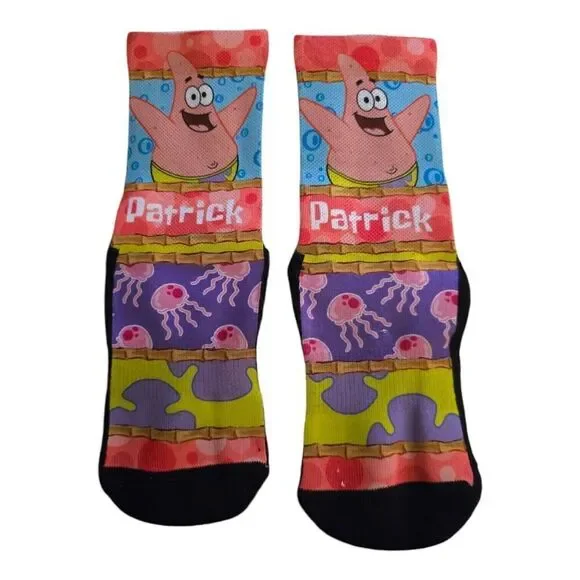 Nickelodeon SpongeBob Rock Em Socks Patrick Jellyfish Showtime Youth SZ 2-5.5
