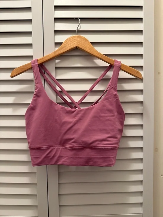 lululemon athletica Mauve Strappy Sports Bra