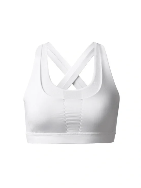 lululemon athletica run stuff your braWhite Cross-Back Sports Bra