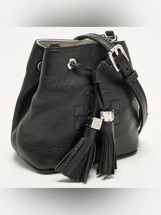 Tory Burch Thea Mini Bucket Bag | Black