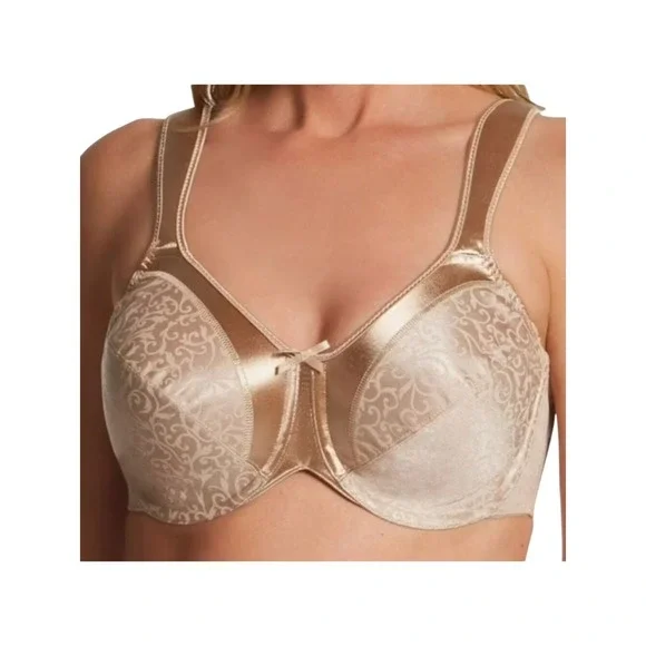 Bali NEW Women's Sz 40 DDD Nude‎ 3562 Minimizer Underwire Bra
