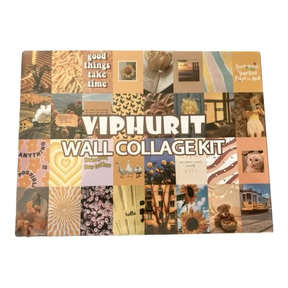 Viphurit Wall Collage Kit 77pcs Model Classic Orange‎