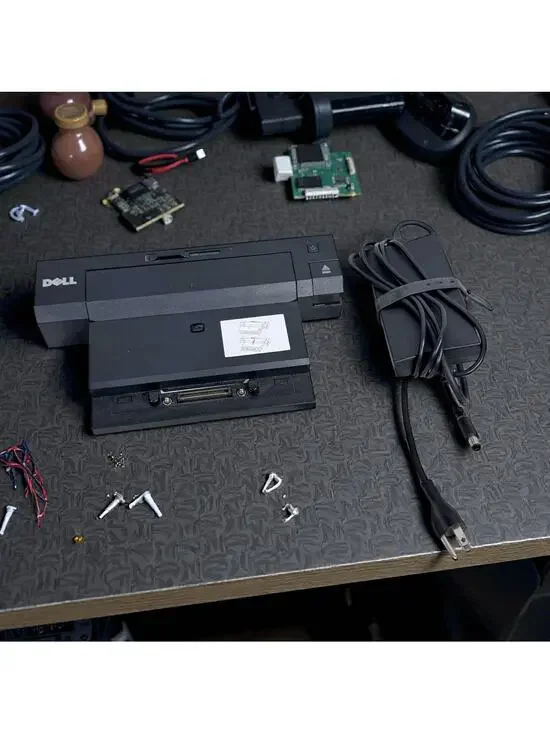 Dell PR02X E-Port Plus Laptop Computer Port Replicator Station with 130w Adapter