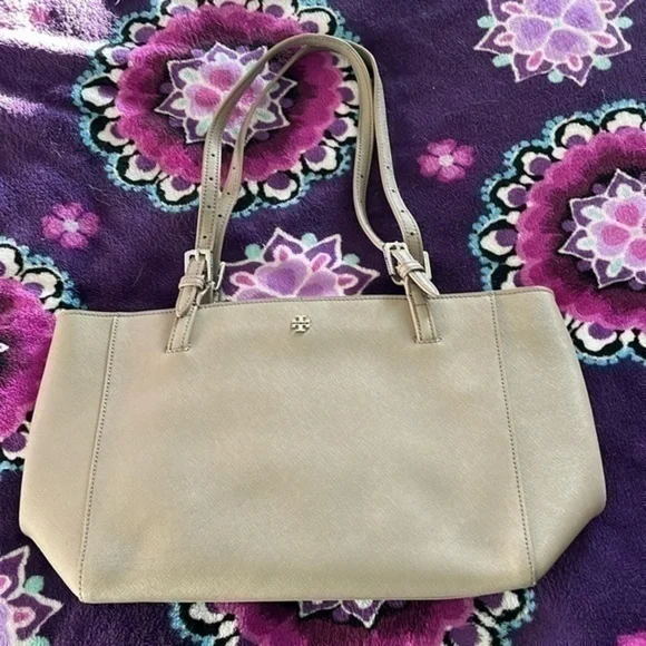 Tory Burch laptop leather tote!