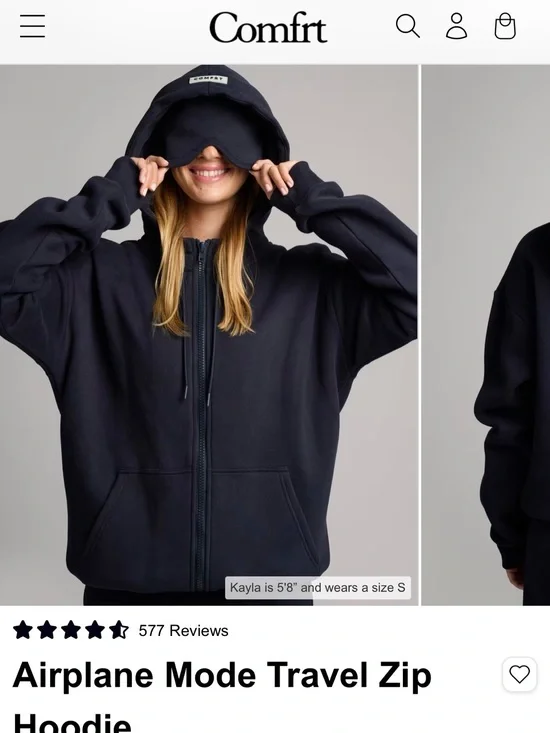 Comfrt Set- zip travel hoodie and matching pants