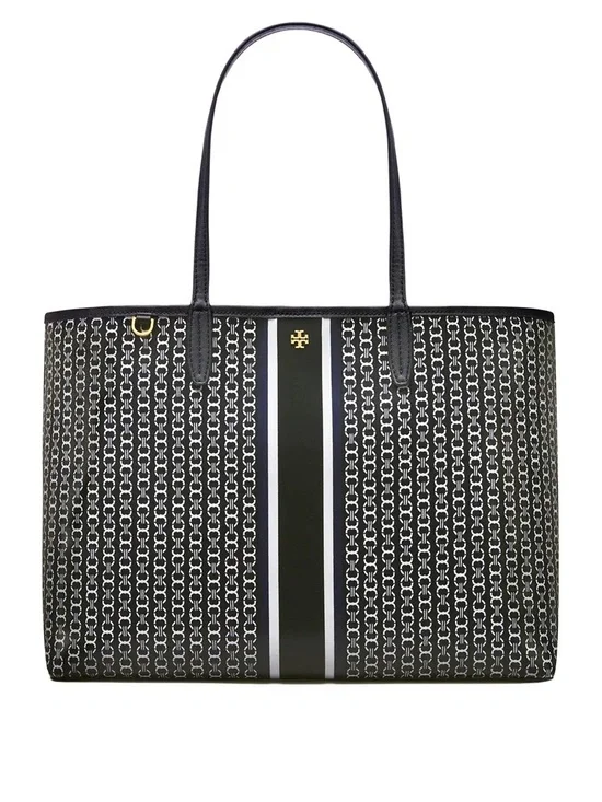 Tory Burch Black Gemini Link Tote 🔗👜