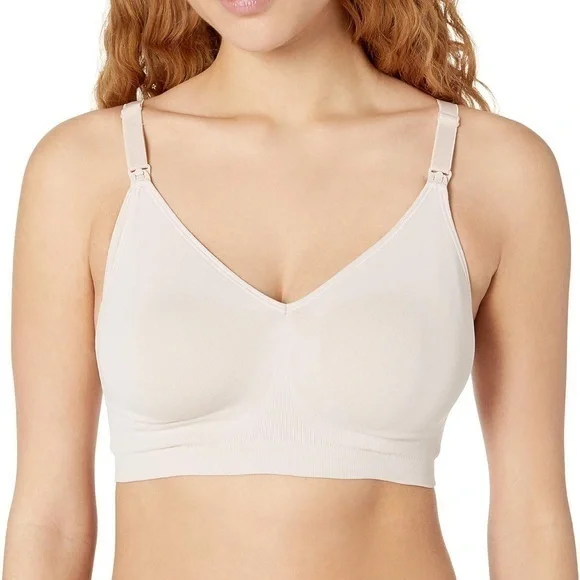 PLAYTEX Women's Maternity & Nursing Seamless Wirefree Bra Small
