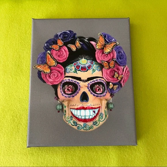 Mariposas de Frida (Kahlo) Canvas Print