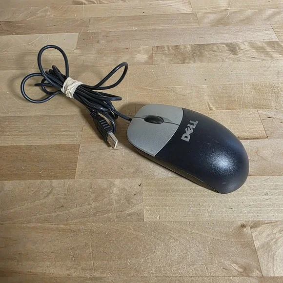 Genuine DELL 3 Button Usb Optical Mouse M-UVDEL1 Tested Working