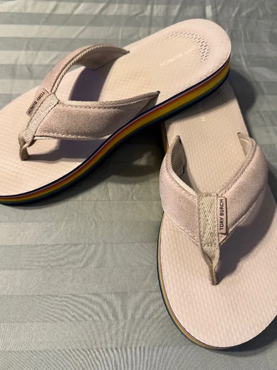 Tory Burch platform flip flops
