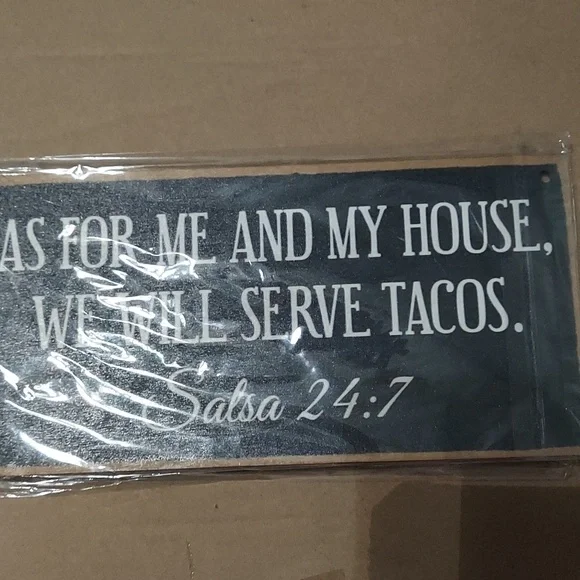 Wooden Salsa 24:7 Sign