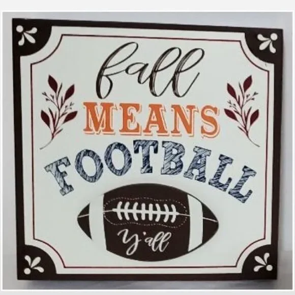 New Home Football Décor