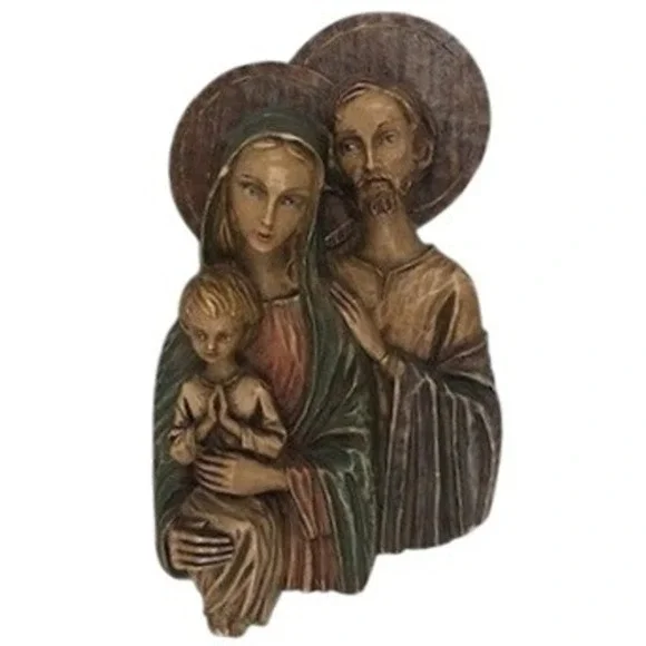 VTG Holy Family Wall Plaque 9.5