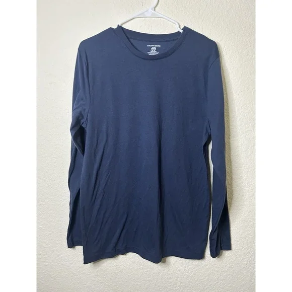Lucky Brand Blue Long Sleeve Sleepwear Medium Comfort Pajamas Cozy Relaxed Goo