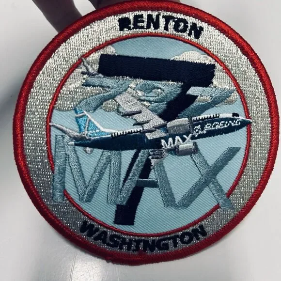 Boeing Company 727 Max Renton WA Patch