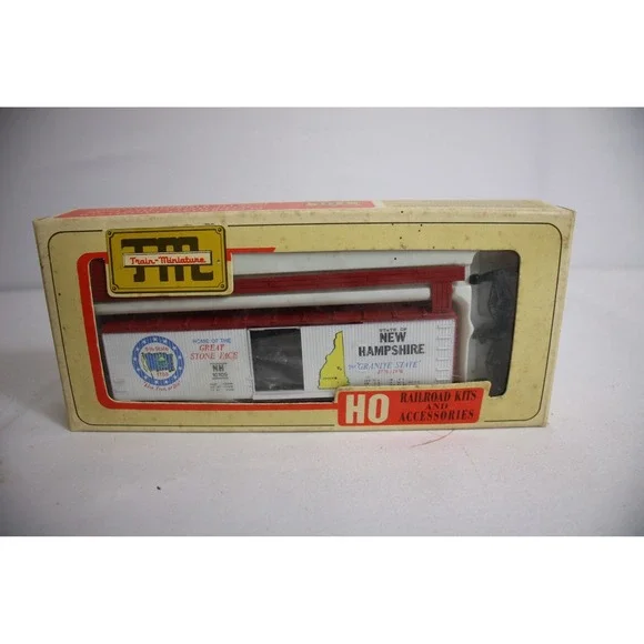 Vintage TML HO Scale Connecticut State Commemorative Woodside Reefer Box Car EX
