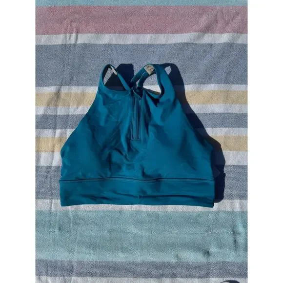 *NWT, Lululemon, Women, Energy High Neck Bra with Zip, Sz 8, B-D Cups