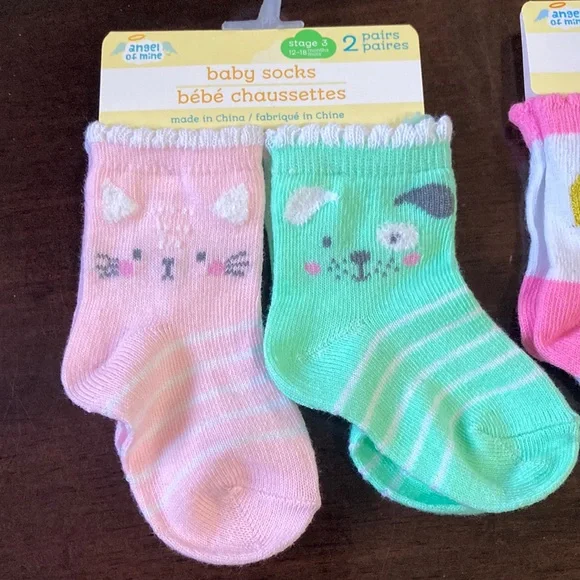 NEW Puppy Kitten Star Moon Planet Socks