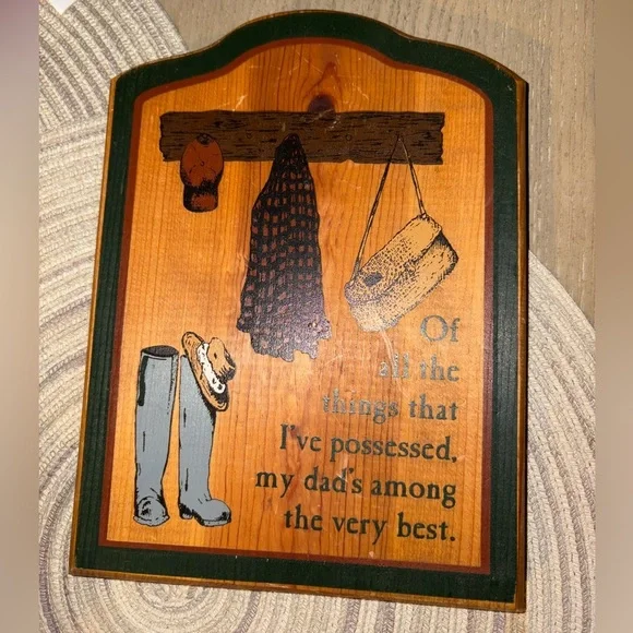 Dad Vintage/Retro Home Décor Plaques & Signs