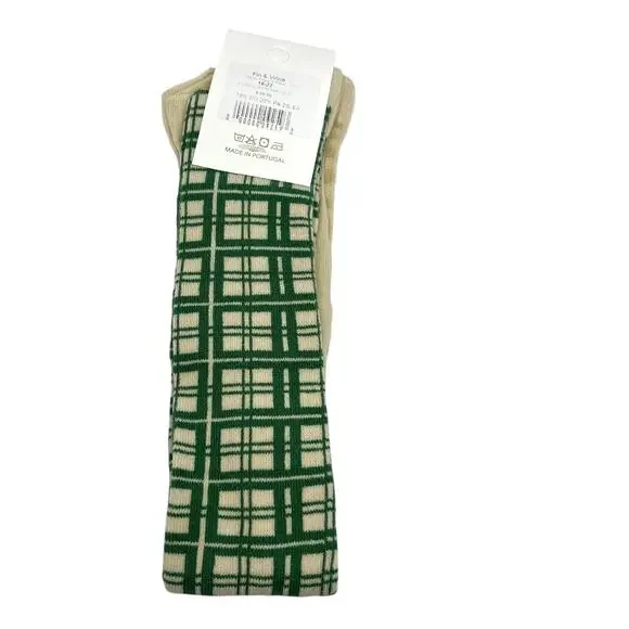 Fin & Vince NWT Tights French Plaid Fern 18–22  Months. Boutique Kids. Portugal