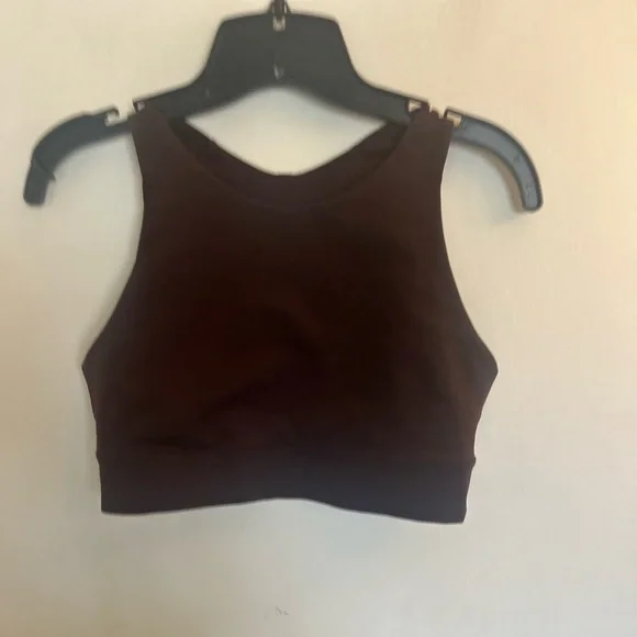 Old Navy active go dry, medium burgundy bra sports