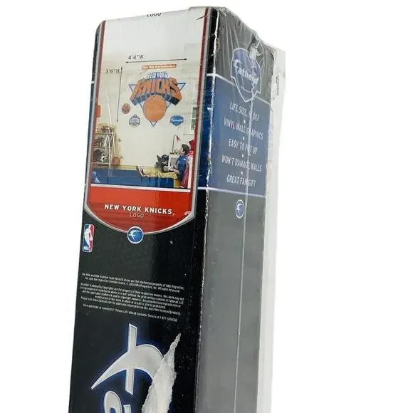 Real Big Fathead NBA NY Knicks Logo Wall Decal 62-62005 3’ 6”‎ X 4’ 4”