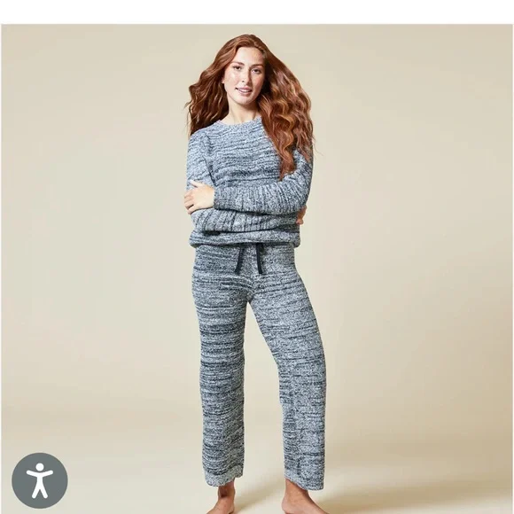 NWT SOFTIES Women's Gray Knit Lounge Set