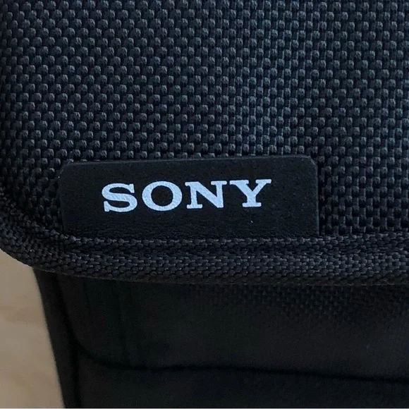Sony Padded Black Camera Case Bag With Strap One Size.