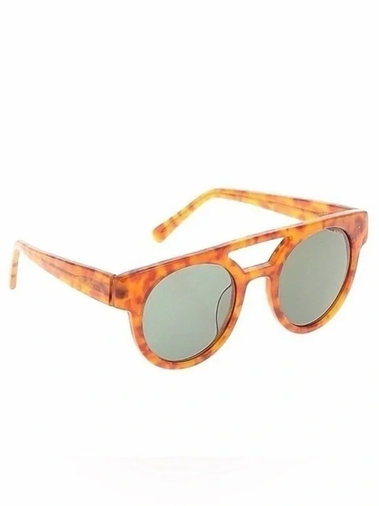 Girls KOMONO Orange & Brown New Sunglasses tortoise
