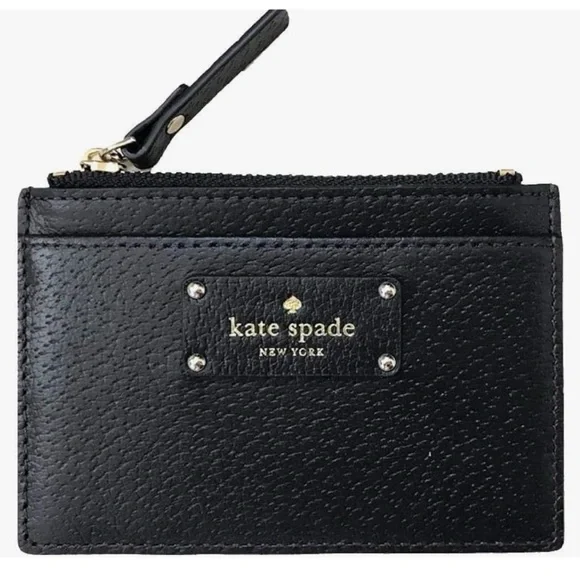 Kate Spade New York Adi‎ Grove Street Pebbled Card Wallet Coin Purse