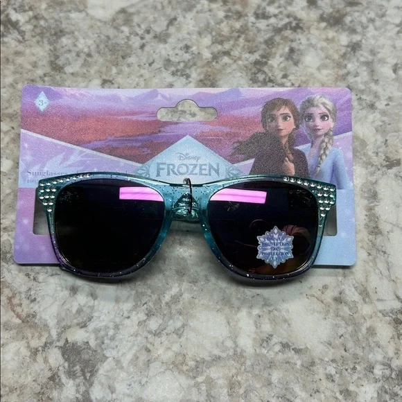 Disney Frozen Glittery Sunglasses with Blue Frame