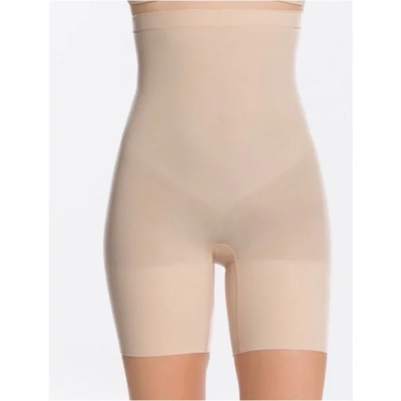 Spanx high waist low thigh shape wear higher power shorts size small s